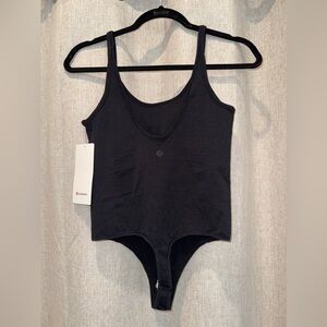 NWT Lululemon Ebb to Street Ribbed bodysuit